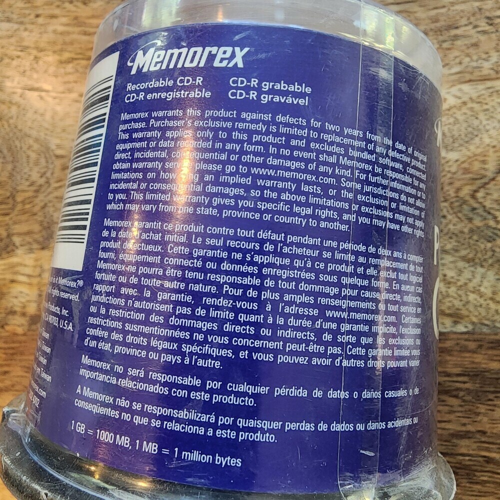 Lot Memorex CD-RW 35 700MB 12x 4x + Pocket CD-R Sony 2DD 3.5 Floppy New Sealed - Picture 5 of 16